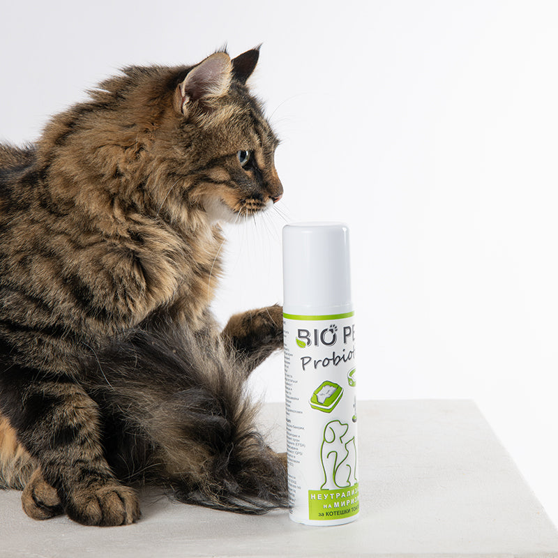 Пробиотичен неутрализатор на миризми от котешки тоалетни - 200мл.