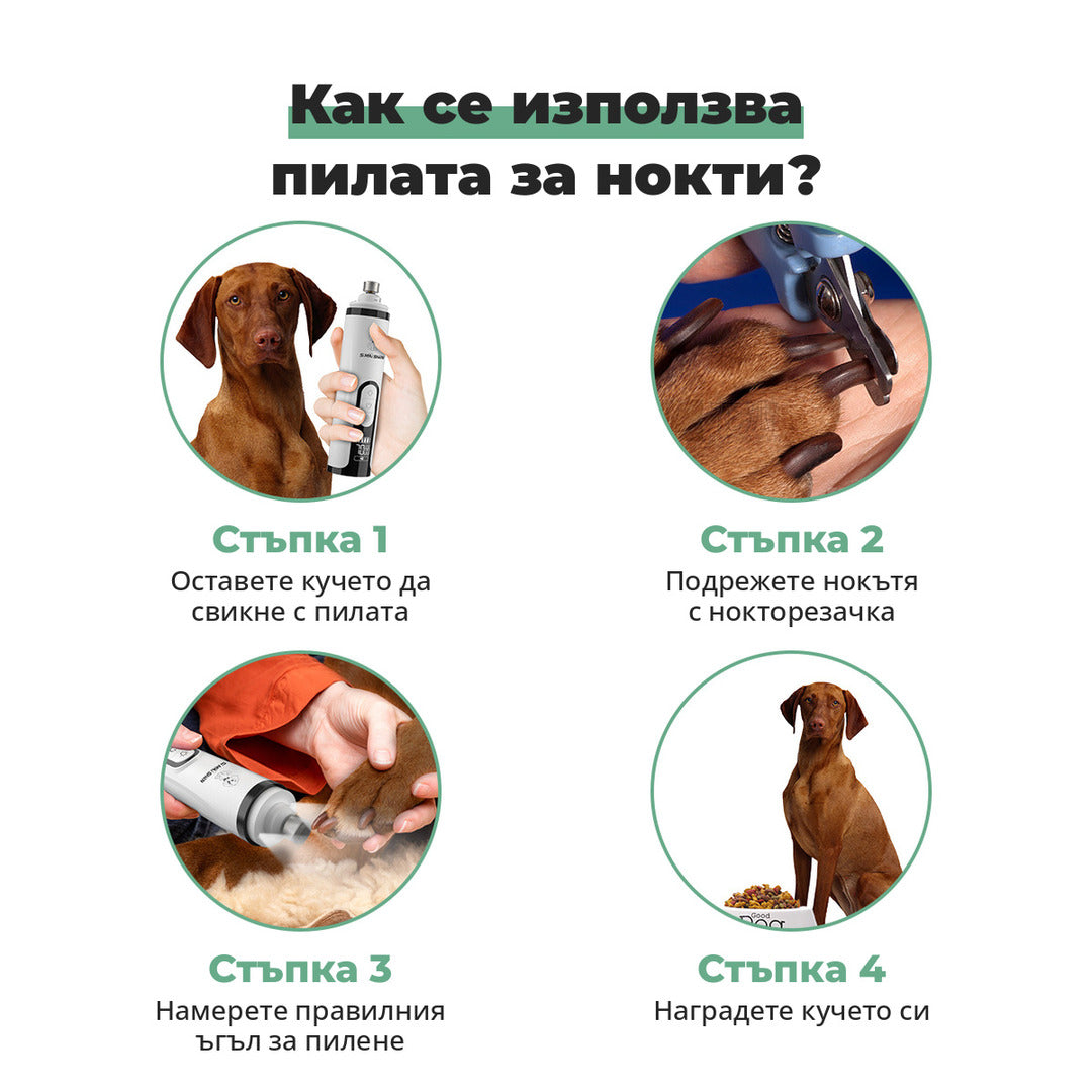 Как се използва електрическата пила за нокти – 4 стъпки