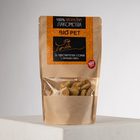 Лакомства за чувствителен стомах с пилешко месо