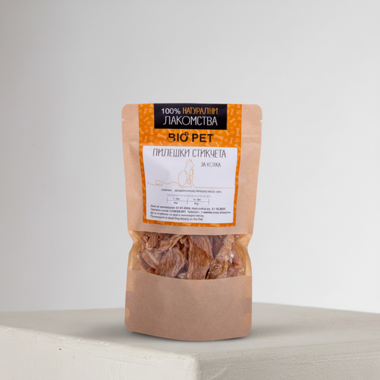 Пилешки стикчета за коте – 40 гр.